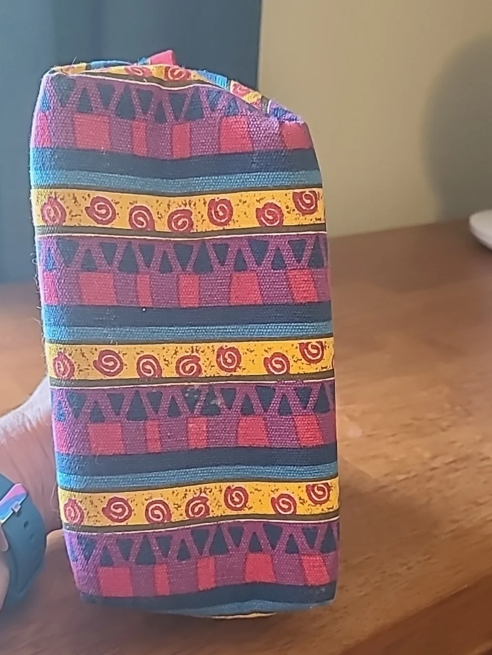 Laurel Burch Cats Canvas Cosmetic Travel Bag Whimsy Colorful Artsy Kitty